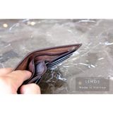  Ví nam Oppa da bò thật dáng ngang - Màu nâu - HX23-20 