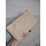  Crossbody- Túi đeo chéo 2 ngăn màu be vs xanh coban - GQ66- 2670 