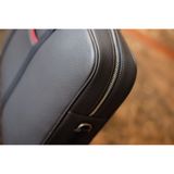  LEO briefcase-Túi Tote da bò thật nguyên tấm lớp 1 cao cấp màu xanh navy IS85-71 