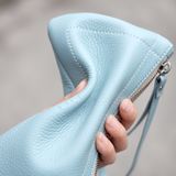  TIN - Clutch ví nữ cầm tay da thật nguyên tấm lớp 1 cao cấp nhiều màu LS11 