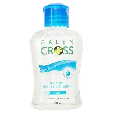  Nước Rửa Tay Khô Green Cross Hương Tươi Mát (100ml) 