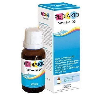  Thực phẩm chức năng Pediakid D3 Bổ Sung Vitamin D3 20ml 