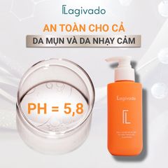[Nhập mã LAGI100K giảm 100K] Sữa rửa mặt dịu nhẹ với PH = 5,8 không gây kích ứng Lagivado PH Soothing Gel Cleanser 200 ml