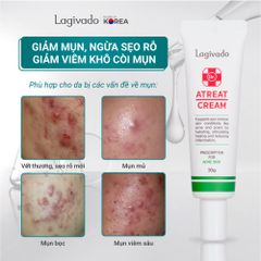 [Nhập mã LAGI100K giảm 100K] Kem trị mụn, ngăn ngừa thâm sẹo và ngừa mụn tái phát Hàn Quốc Lagivado Dr. Atreat Cream 30 ml
