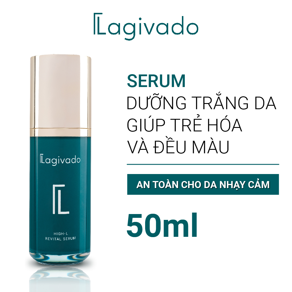 [Nhập mã LAGI100K giảm 100K] Serum dưỡng trắng da, giúp trẻ hóa và đều màu Lagivado High - L Revital - 50ml