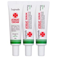 [Nhập mã LAGI100K giảm 100K] Bộ chăm sóc da HQ Lagivado Phục Hồi Da Mụn gồm Cream 30g và serum 60ml