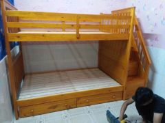 Giường Tầng casa (1m2-1m2) Gỗ Tự Nhiên