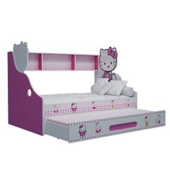 Giường Tầng Lùn Hello Kitty (1m4)