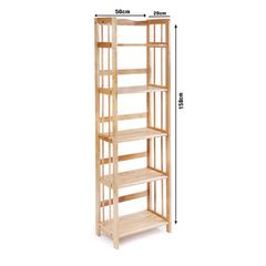 Kệ Sách 5 Tầng (Rộng 50cm)NÂU