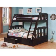 Giường Tầng Mango ( màu trắng ) (Cầu Thang Đổi Chiều)