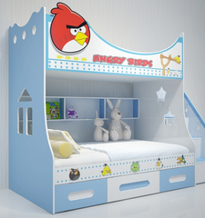 GIƯỜNG TẦNG TRẺ EM ANGRY BIRD (1m4)