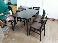 Bộ Bàn Ăn MANGO 6 Ghế (Trắng)