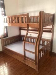 Giường Tầng Gỗ Sồi NAPPA 1 (Đặt Theo Yêu Cầu)