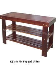 Kệ Giày Dép Kết Hợp Ghế Ngồi