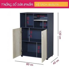 Tủ gỗ trang trí phòng khách Busuta