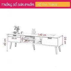 KỆ TIVI HIỆN ĐẠI TOBOE-KTV-012