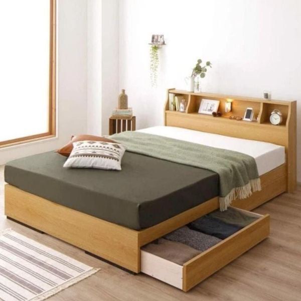 Giường Ngủ Gỗ Công Nghiệp Cao Cấp GN-09 – AMIZ.VN ( nội thất & trang trí )