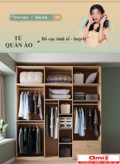 Tủ Áo Cao Cấp Hiện Đại AMIZ - 002