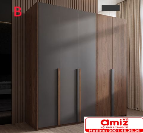 Tủ áo Gỗ Công Nghiệp Hiện Đại AMIZ - 004