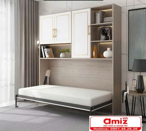 Giường Ngủ Thông Minh Kèm Tủ Áo AMIZ - 014