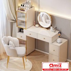 Tủ Bàn Trang Điểm Đẹp Cánh Kính Sang Trọng - AMIZ - 002