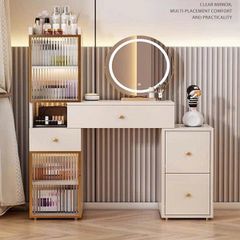 Tủ Bàn Trang Điểm Đẹp Cánh Kính Sang Trọng - AMIZ - 002