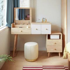 Bàn Trang Điểm Bằng Gỗ Phong Cách Bắc Âu AMIZ - 003