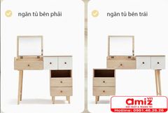 Bàn Trang Điểm Bằng Gỗ Phong Cách Bắc Âu AMIZ - 003
