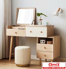 Bàn Trang Điểm Bằng Gỗ Phong Cách Bắc Âu AMIZ - 003
