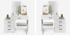 Bàn Trang Điểm Đẹp Bằng Gỗ Hiện Đại AMIZ-004