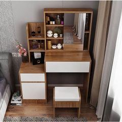 Bàn Trang Điểm Gỗ Đẹp Thiết Kế Sang Trọng Hiện Đại AMIZ-006