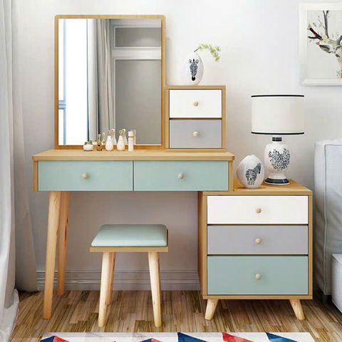 Bàn Trang Điểm Hiện Đại Bằng Gỗ Công Nghiệp AMIZ-007