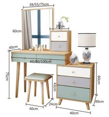 Bàn Trang Điểm Hiện Đại Bằng Gỗ Công Nghiệp AMIZ-007