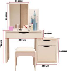 Bàn Trang Điểm Gỗ Công Nghiệp AMIZ-009