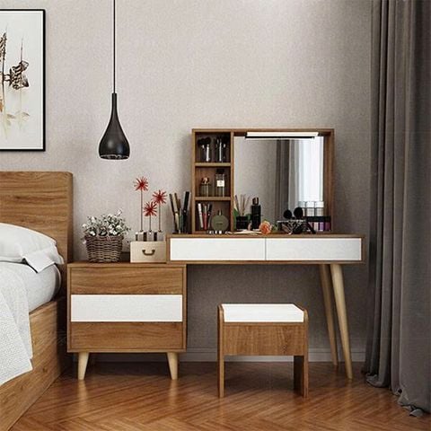 Bàn Trang Điểm Hiện Đại Thiết Kế Đa Năng AMIZ-010