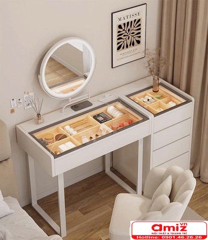 Tủ Phấn Trang Điểm Đẹp Sang Trọng AMIZ-017