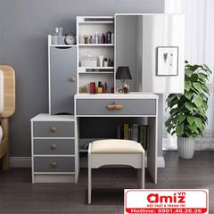 Bàn Phấn Gỗ Ép Đẹp Trang Nhã AMIZ-021