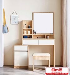 Bàn Trang Điểm Gỗ Công Nghiệp Thiết Kế Nhỏ Gọn AMIZ-024