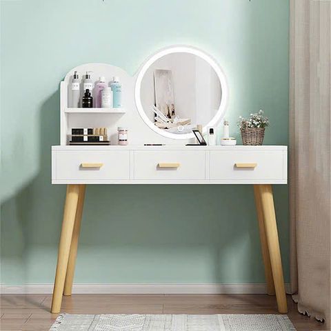 Bàn Trang Điểm Đẹp Thiết Kế Đơn Giản AMIZ-025