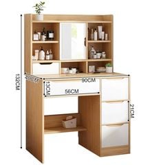 Bàn Phấn Tiện Dụng Bằng Gỗ Công Nghiệp AMIZ-028