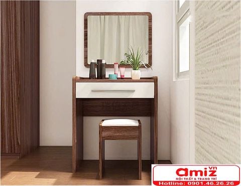 Bàn Trang Điểm Gỗ Kiểu Dáng Nhỏ Gọn AMIZ-032