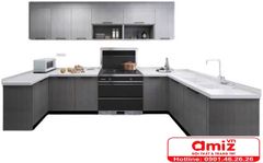 Mẫu tủ bếp đẹp đơn giản AMIZ-002
