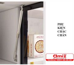 Tủ bếp đẹp hiện đại gỗ công nghiệp AMIZ-003