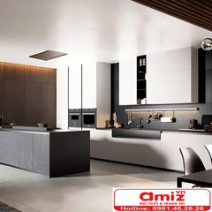 Hệ tủ bếp gia đình thiết kế song song AMIZ-004