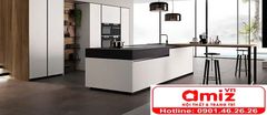 Hệ tủ bếp gia đình thiết kế song song AMIZ-004