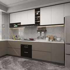 Tủ bếp gỗ thông minh hệ module cao cấp AMIZ-009