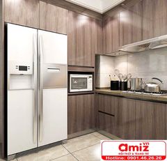 Tủ bếp gỗ hệ module kiểu dáng mới nhất AMIZ-010