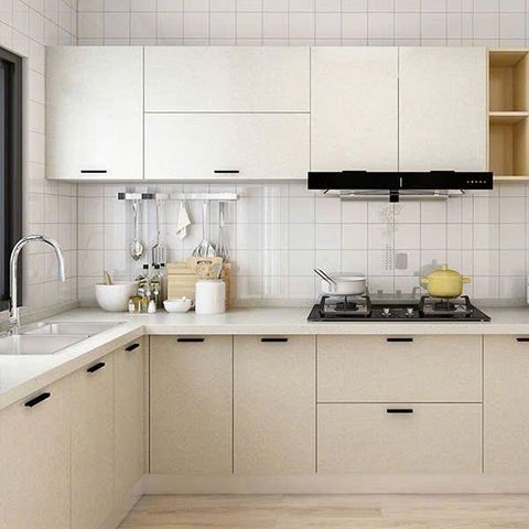 Mẫu tủ bếp cao cấp thiết kế tối giản AMIZ-011