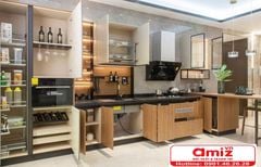 Tủ bếp module gia đình sang trọng AMIZ-016