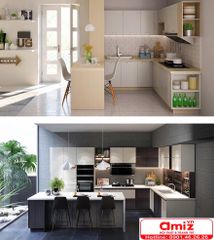 Tủ bếp thông minh gỗ công nghiệp AMIZ-021